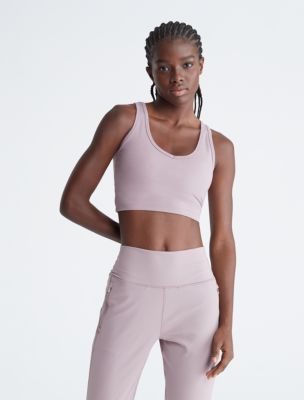 Performance Embrace Low Impact V Neck Strappy Sports Bra Calvin Klein USA