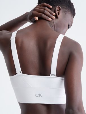 Calvin Klein Performance medium impact v-neck racerback seamless