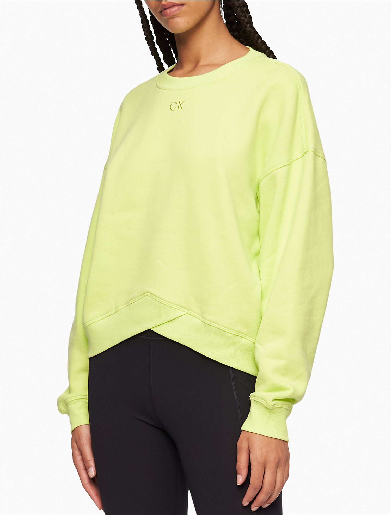 Performance Chevron Hem Pullover Sweatshirt | Calvin Klein® USA