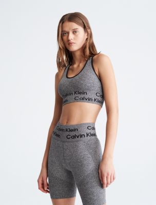 CALVIN KLEIN UNDERWEAR Calvin Klein Underwear Sports Bra With Branded  Border - Stylemyle