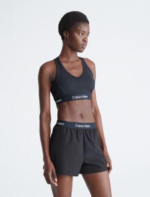 Calvin Klein Performance Strappy-back Medium-impact Sports Bra in