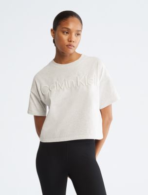 Puff Logo Crewneck T-Shirt | Calvin Klein