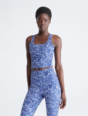 Calvin klein letter printed clearance crop top shorts set