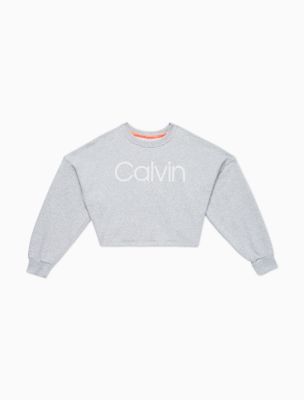 calvin klein performance logo sweatshirt