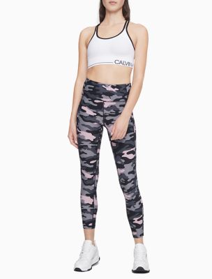 calvin klein camo sports bra