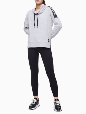 calvin klein tape neck hoodie