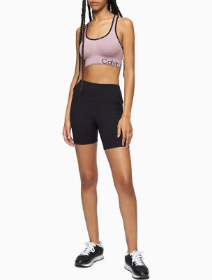 Calvin Klein Performance Women's Seamless Workout Top Sports Bra - ShopStyle