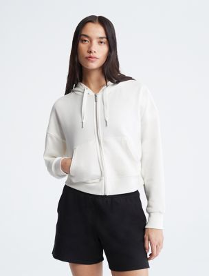 Calvin klein women's hot sale zip hoodie