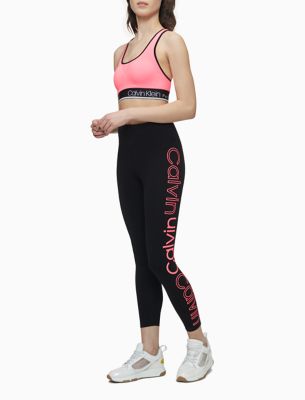 calvin klein racerback sports bra