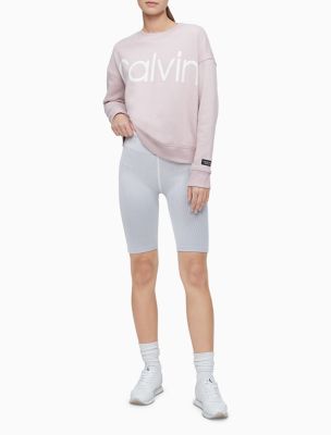 calvin klein hoodie and shorts set