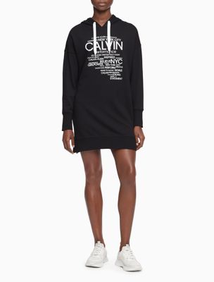 calvin klein performance hoodie dress