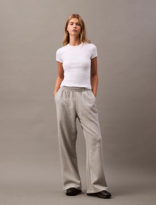 Calvin klein wide leg sweatpants sale