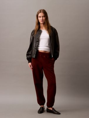 Archive Logo Fleece Joggers, Rusted Root