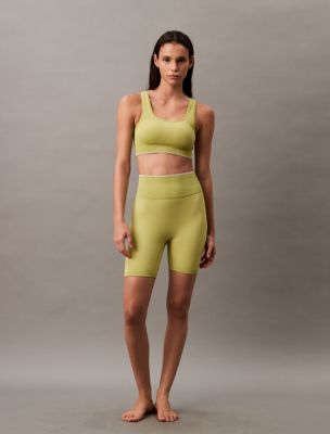 Rib Sport Medium Impact Sports Bra + Bike Shorts, 
