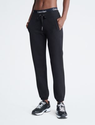 Calvin Klein Jeans Organic Cotton Logo Waistband Joggers Grey