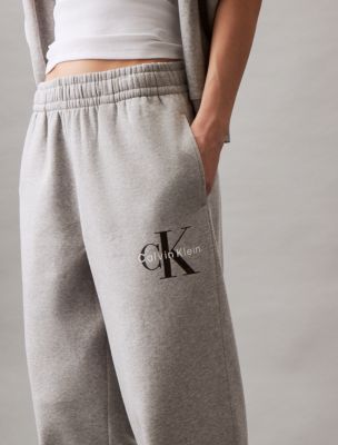 Buy Calvin Klein Wide Leg Joggers Marble Grey - Scandinavian
