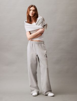 Fashion (White-Letter-9702)Joggers Wide Leg SweatPants Women