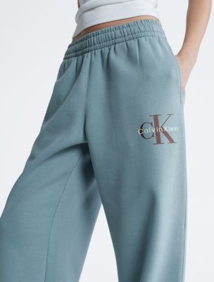 Monogram Sweatpants Leg Wide Calvin Klein® USA | Logo
