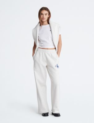 Straight Cut Pants With Monogram Elastic Belt - Ready to Wear