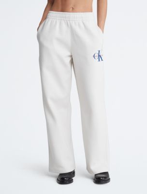 Straight Cut Pants With Monogram Elastic Belt - Ready-to-Wear