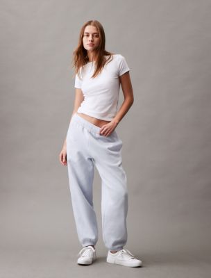 Calvin Klein Joggers Women Grey Pants Sweatpants Ladies Lounge Joggers Size  S