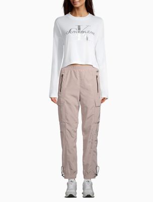 elasticated cargo pants