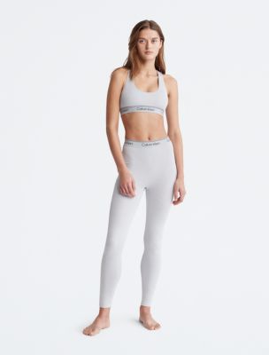 Calvin Klein Performance logo band leggings in grey (part of a set)