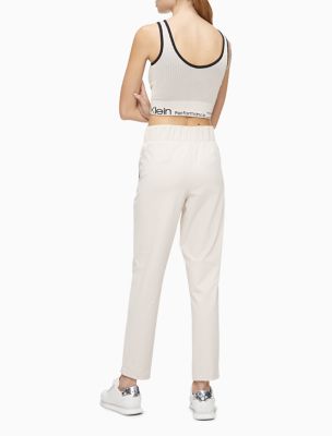 calvin klein women's white pants