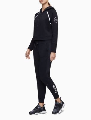 performance logo tape drawstring joggers