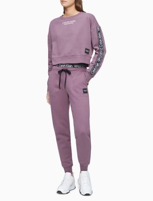 calvin klein logo waistband joggers