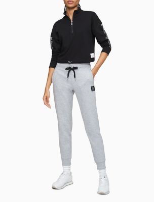 Calvin Klein Women's Ck One Cotton Jogger Sweatpants, Grey Heather, X-Small  : : Clothing, Shoes & Accessories
