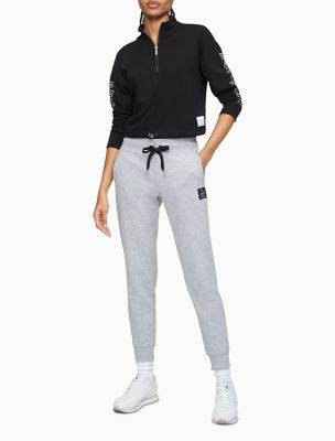 Calvin Klein Performance Logo Drawstring Jogger Sweatpants - Women