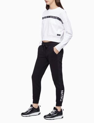 calvin klein logo waistband joggers