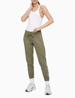 Calvin klein performance logo on sale joggers