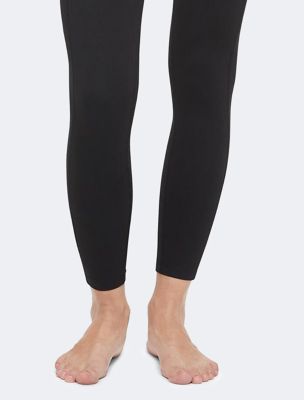 Calvin Klein Womens Performance Mesh-Inset 7/8 Length Leggings XS