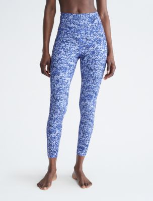 Calvin Klein Performance Marled Multi Color Blue Leggings Size XL - 36% off