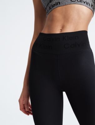 Calvin Klein Performance STIRRUP GYM - Leggings - lime cream/light