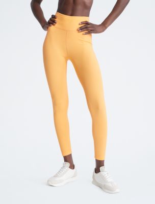 Performance Seamless 7/8 Leggings, Blazing Orange