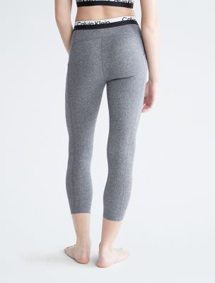 Performance Tri-Blend Logo Tape High Waist 7/8 Leggings | Calvin Klein® USA