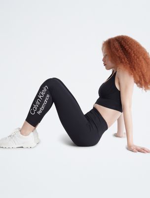 Calvin Klein Performance Women's Thick Rib Leggings, Secret, M at   Women's Clothing store