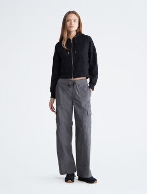 Calvin Klein White Label Performance Cargo Capris in Black