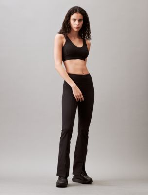 Calvin Klein Performance Bootcut Yoga Pants in Black