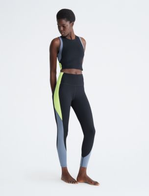 Calvin Klein Logo Colorblock Leggings in Black