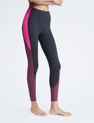 Calvin Klein Jumbo Logo Color Block High Waist Full Length Leggings In  Black/secret-multi | ModeSens