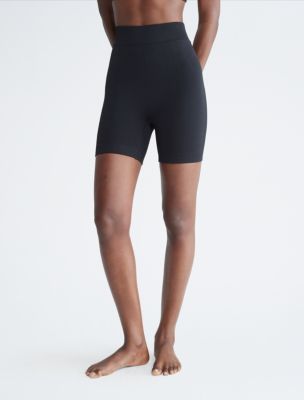 Calvin Klein Performance Women'S Logo Biker Shorts - Black - Size