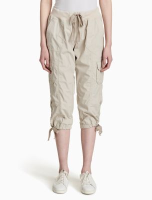 calvin klein performance cargo capris