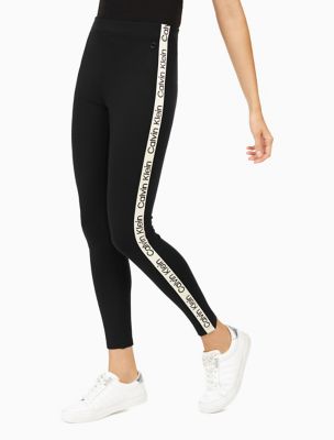 calvin klein modern essential power stretch legging with waistband