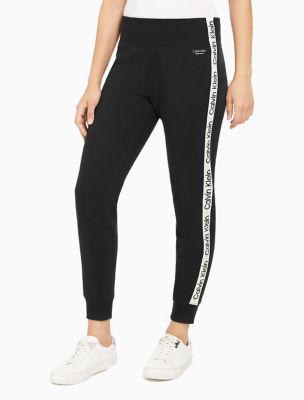 calvin klein tape waist joggers