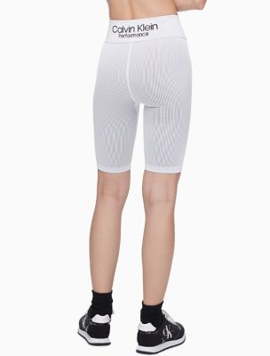 Performance Ribbed High Waist Bike Shorts