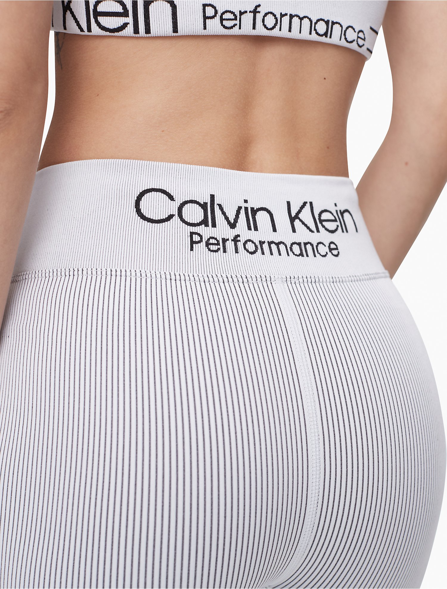 Performance Ribbed High Waist Bike Shorts | Calvin Klein® USA